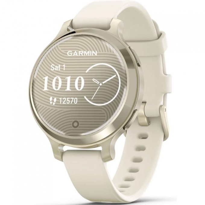 Смарт-часы GARMIN LILY 2 ACTIVE лунное золото с силиконовым ремешком цвета слоновая кость 010-02891-50 Смарт-часы GARMIN LILY 2 ACTIVE лунное золото с силиконовым ремешком цвета слоновая кость 010-02891-50